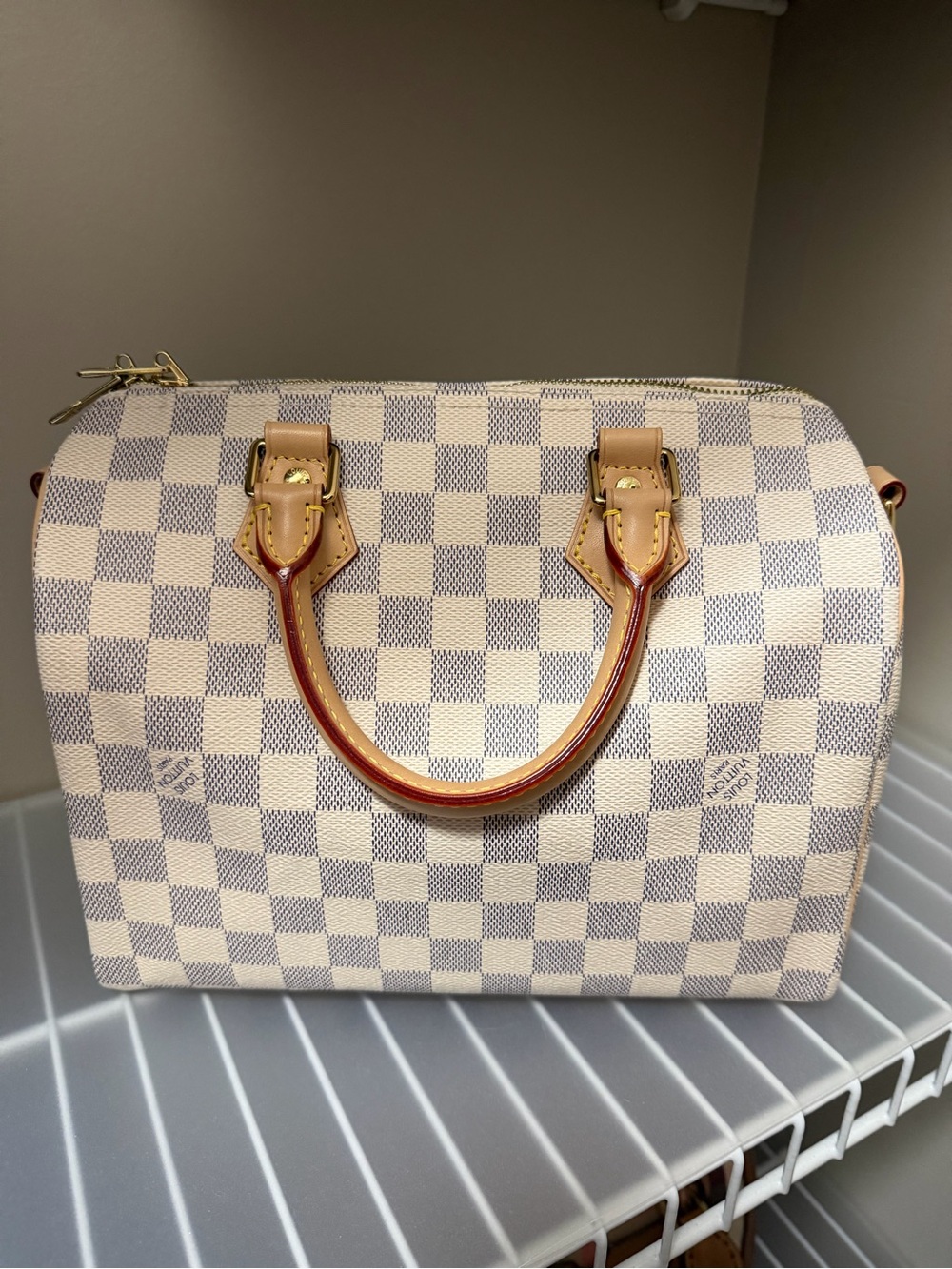 Louis Vuitton speedy 25 Azure bandouliere - Picture 2 of 10